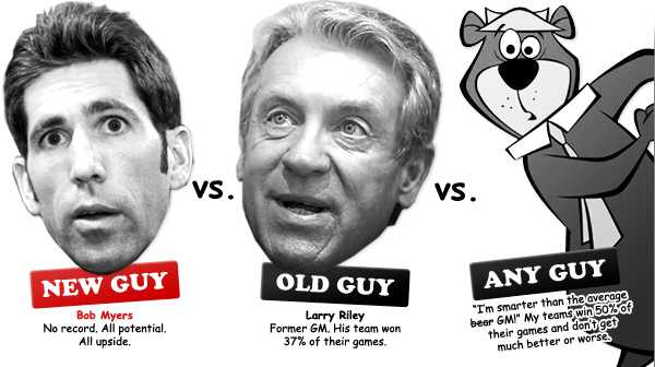 Bob Myers vs. Larry Riley vs. Yogi Bear