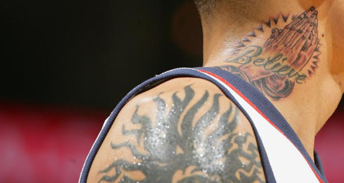 Matt Barnes’s “Believe” tattoo